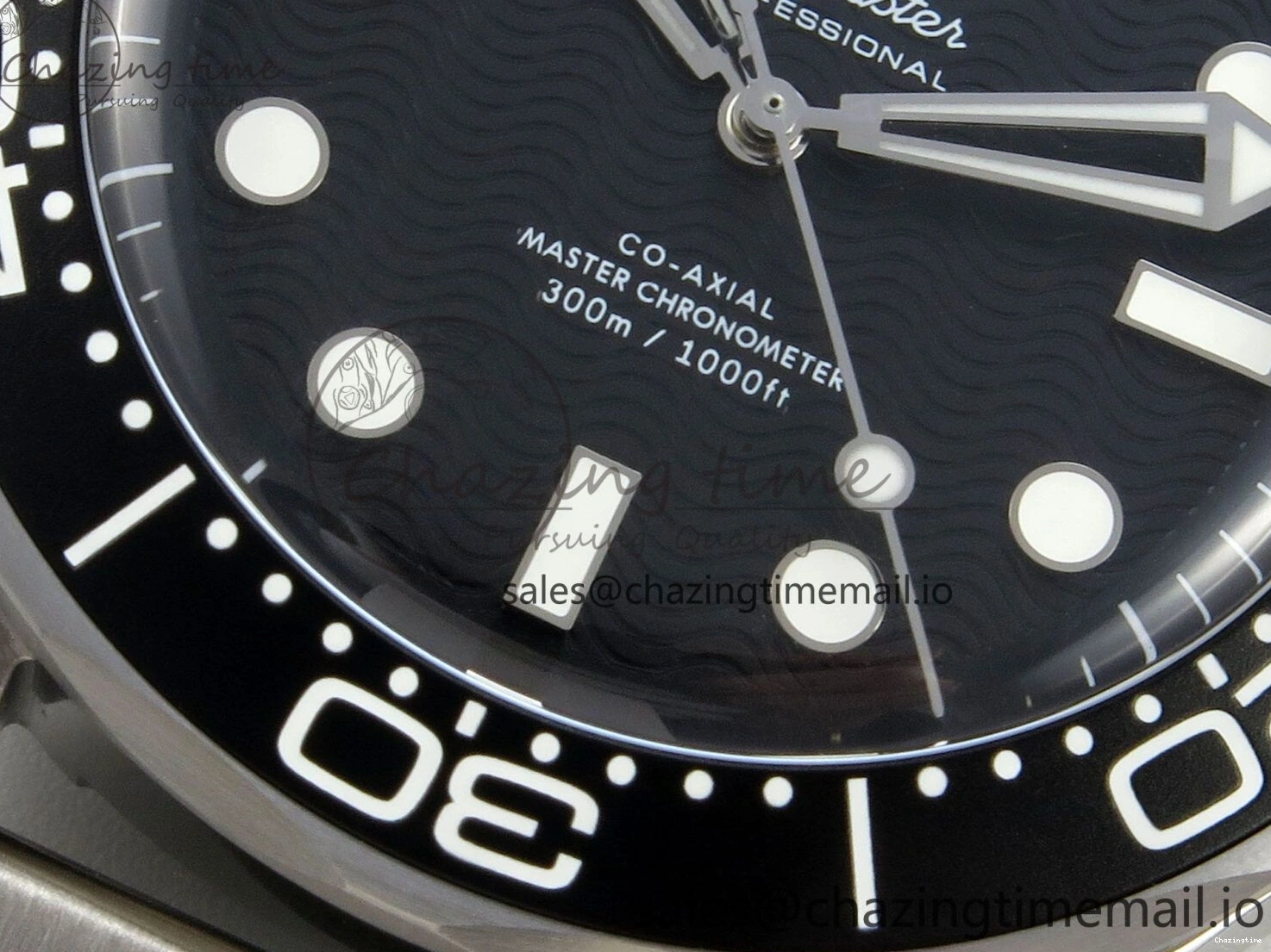 0225 Seamaster 300M 42mm SS VSF Best Edition Black Dial On Mesh Bracelet A Stretchable 7658